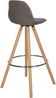 CLP Barhocker Corbin Stoff Rund,taupe natura Bild 5