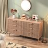Simurq Kommode mit 4 / 6 Schubladen, Komodenschrank, für Wohnzimmer Schlafzimmer Bild 4