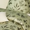 Schiesser Satin Bettwäsche Set Ada aus seidenmattem, atmungsaktivem Baumwollsatin, Farbe:Hellgrün und Dunkelgrün, Größe:155x220 cm Bild 3
