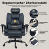 symino Stuhl Ergonomischer Sofa-Gaming-Stuhl, Verstellbarer Gamer-Stuhl, mit Hochwertigem Kunstpelzbezug für Ultimativen Komfort Bild 2