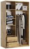 Masseno Schwebetürenschrank NISSE Kleiderschrank mit Schubladen Schrank Schlafzimmerschrank Bild 3
