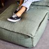 icon Sitzsack Fußhocker für den Innen- und Außenbereich "Vita", mit Füllung, Made in Germany, Sitzhocker, Fußstütze, Sitzpouf, wetterfest Bild 2
