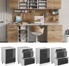 Unterschrank R-Line Anthrazit Hochglanz 60 cm mit Schubladen Vicco Bild 2
