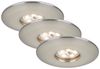 Briloner LED Einbauleuchten Attach matt-nickel 3er Set Einbaustrahler Deckenspot Bild 4