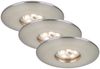 Briloner LED Einbauleuchten Attach matt-nickel 3er Set Einbaustrahler Deckenspot Bild 5