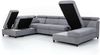 AX LIVING Braun U Sofa mit Schlaffunktion Olettio 342 cm L Bild 4