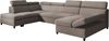 AX LIVING Braun U Sofa mit Schlaffunktion Olettio 342 cm L Bild 2