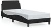 vidaXL Bettgestell "Dover" Schwarz 90x190 cm Kunstleder 373098 Bild 2