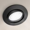Brandson LED Einbaustrahler dimmbar & schwenkbar, Deckenspots, Aluminium Rahmen, schwarz, Dimmfunktion, Schwenkmechanismus (40° vertikal), LED fest integriert, warmweiß, Einbauleuchte / Spots ultra flach, Abstrahlwinkel 120 Grad, 2er Set Bild 4