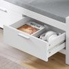 SoBuy FSR74-W Schuhbank, MDF, Lackiert, Weiß, 100 x 40 x 40 cm Bild 4