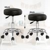 CASARIA® 2er Set Rollhocker schwarz Bild 4