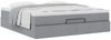 vidaXL Ottoman-Bett mit Matratze Hellgrau 180x200 cm Stoff 3311127 Bild 5