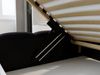 GrainGold Polsterbett mit Bettkästen MODO, Modern Bett mit Kopfteil - 160x200 cm, Schwarz (1x Bett) Bild 3