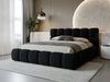 GrainGold Polsterbett mit Bettkästen MODO, Modern Bett mit Kopfteil - 160x200 cm, Schwarz (1x Bett) Bild 5