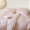 Elegante Interlock Jersey Bettwäsche Sorbet 3614-11 Blume Rose 135x200 Bild 3