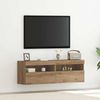 vidaXL TV-Wandschrank mit LED 2 pcs Artisan-Eiche 60 x 30 x 40 cm 862209 Bild 1