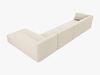 Micadoni Ecksofa Ruby 5-Sitzer Rechts Kord Scala Helles Beige Bild 5