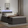 vidaXL Bett mit Stauraum und LED mit LED Grau 120 x 200 cm Kunstleder 3371027 Bild 5