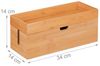 Relaxdays Kabelbox aus Bambus Bild 4