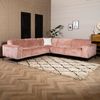 Bronx71 Ecksofa Vegas rosa Chenille links/rechts Bild 3