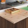 vidaXL Garagen-Aufbewahrungsschrank 30x51x85 cm Massivholz Kiefer 860532 Bild 4