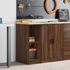 vidaXL Garagen-Aufbewahrungsschrank 30x51x85 cm Massivholz Kiefer 860532 Bild 3