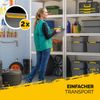 MONZANA® 6x Aufbewahrungsbox mit Deckel 40L Kunststoff Bild 3