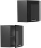 Eckhängeschrank R-Line Schwarz Hochglanz 57 cm Vicco Bild 5
