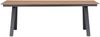 Gartentisch >Toronto< in Teakoptik-natur / Aluminium Schwarz - 220x74x100 (BxHxT) Bild 3