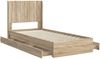 vidaXL Bettgestell mit Stauraum und Kopfteil Sonoma-Eiche 90x200 cm 3414063 Bild 5