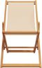 vidaXL Strandstuhl Klappbar Beige Massivholz Eukalyptus und Stoff 366564 Bild 4