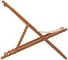 vidaXL Strandstuhl Klappbar Beige Massivholz Eukalyptus und Stoff 366564 Bild 5