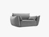 Micadoni Sessel Kaelle 1-Sitzer Samt Bluvel Grau Bild 2