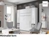 MEBLINI Schrank für Schrankbett Bed Concept - Hochschrank mit Ablagen und Fächern - Nachttisch - BC-08 - Kaschmir Bild 4