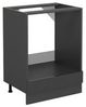 Herdumbauschrank R-Line Anthrazit Hochglanz 60 cm ohne Arbeitsplatte Vicco Bild 5