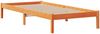 vidaXL Massivholzbett mit Regal ohne Matratze Wachsbraun 100x200 cm 3321642 Bild 5