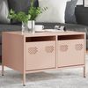 TV-Schrank Lowboard TV Rosa 68x50x43,5 cm Kaltgewalzter Stahl d5454e Bild 3