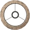 vidaXL Lampenschirm Braun Ø25x17 cm Korbweide 364374 Bild 3