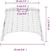 vidaXL Lampenschirm Braun Ø25x17 cm Korbweide 364374 Bild 5