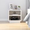 vidaXL Nachttische 2 Stk. Weiß 40x34x40 cm Massivholz Kiefer 813328 Bild 3