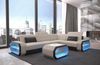 Ecksofa Verona L Form aus Stoff - Strukturstoff - elfenbein-schwarz - Links Bild 2