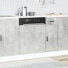 vidaXL Geschirrspülerblende Porto Betongrau 60x1,5x57 cm Holzwerkstoff 854141 Bild 3