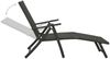 vidaXL 3-tlg. Garten-Lounge-Set Textilene und Aluminium Schwarz 312198 Bild 5
