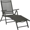 vidaXL 3-tlg. Garten-Lounge-Set Textilene und Aluminium Schwarz 312198 Bild 3