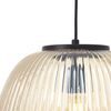 Brilliant Leuchten 80108-86 Pendelleuchte Kaizen 35cm amber-bernstein schwarz Bild 5