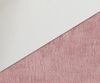 Drehstuhl Clea-Flex Materialmix Echtleder Weiß-Rosé Fußkreuz Weiß 360° drehbar Wippfunktion Bild 3
