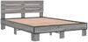 vidaXL Bettgestell Grau Sonoma 120x200 cm Holzwerkstoff und Metall 3280155 Bild 3