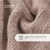 Uncover by Schiesser Duschtuchset Brooklyn - 2-teilig - 70 x 140 cm - Taupe Bild 3