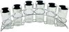 6-teiliges Gewürzständer-Set mit 90ml – Glas & Edelstahl Streuer für Ihre Gewürze Bild 2