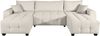 OTTO home Wohnlandschaft Bella U-Form, Breite 314 cm, Wonlandschaft, Schlaffunktion,Bonnelfederkern,Rückenkissen Bild 2